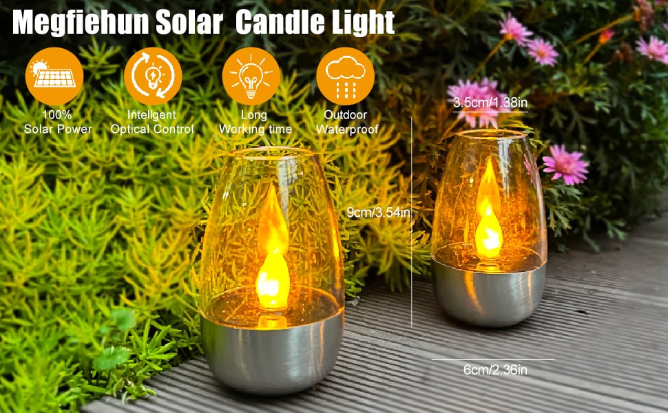 solar candle light