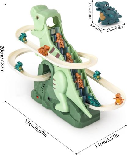🏆 50K+ SOLD! 🔥2025 New Dinosaur Climb Stairs Music Toy!🦖