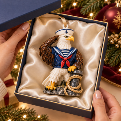 🦅 2026 Patriotic Bald Eagle Christmas Ornaments