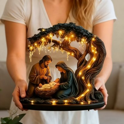 Buy 2 Get 5% OFF& Free Shipping🎄🎁Christmas Nativity Scene Decorative Figurine