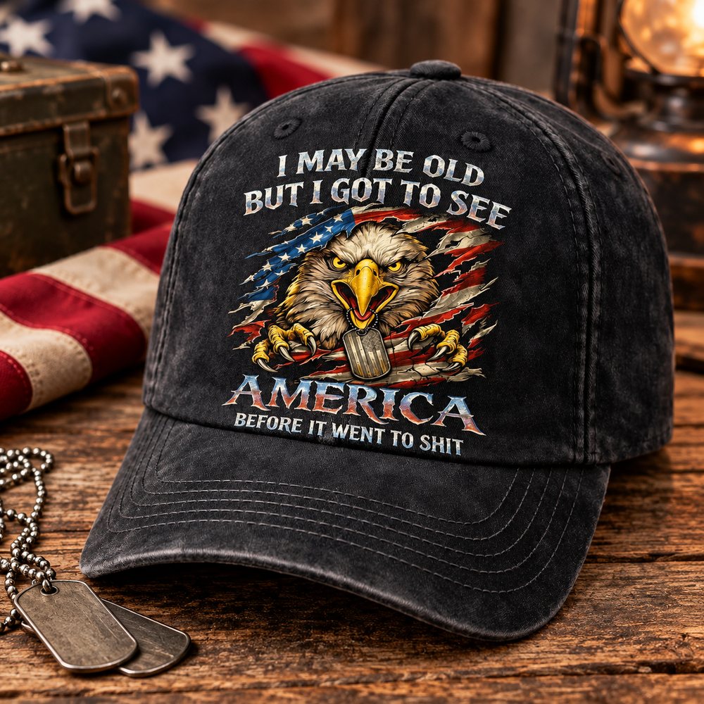 Cap styled in Americana tabletop setting, illustrative rendering