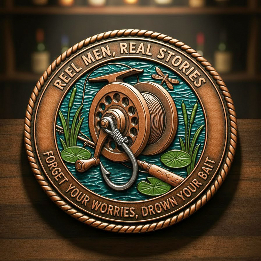🍻 “OLD BASTARDS FISHING TOKEN” Legendary Angler's Coin