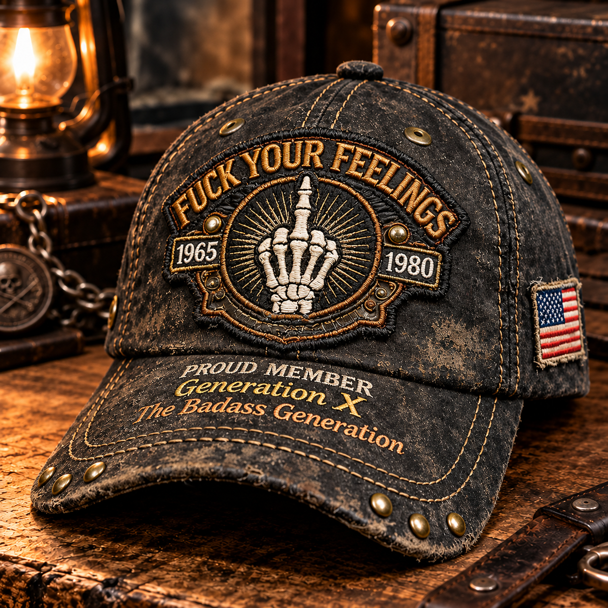 Generation X Printed Casual Hat