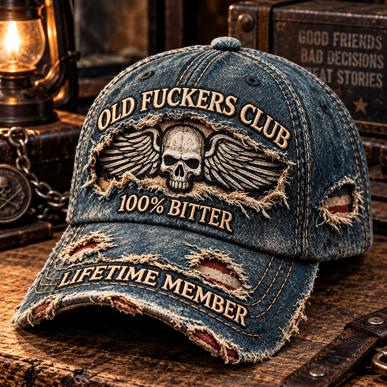 Old F*ckers Club Embroidery Cap