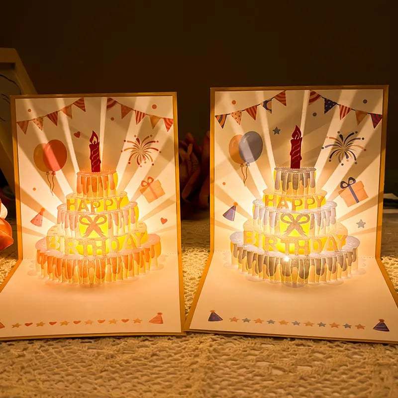 🏆 500K+ SOLD! ⚡2025 New USA🔥3D Pop Up Birthday Cards