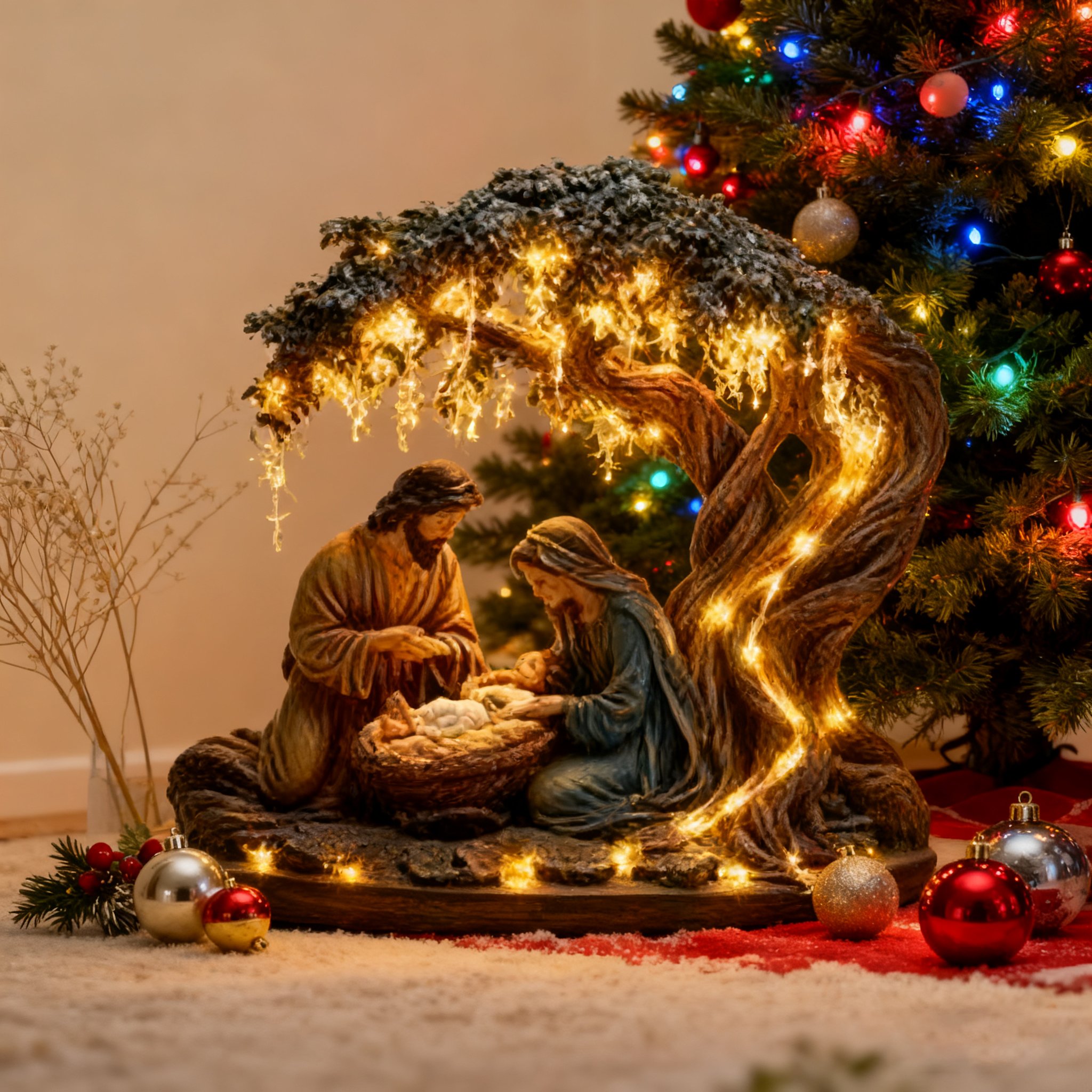Buy 2 Get 5% OFF& Free Shipping🎄🎁Christmas Nativity Scene Decorative Figurine