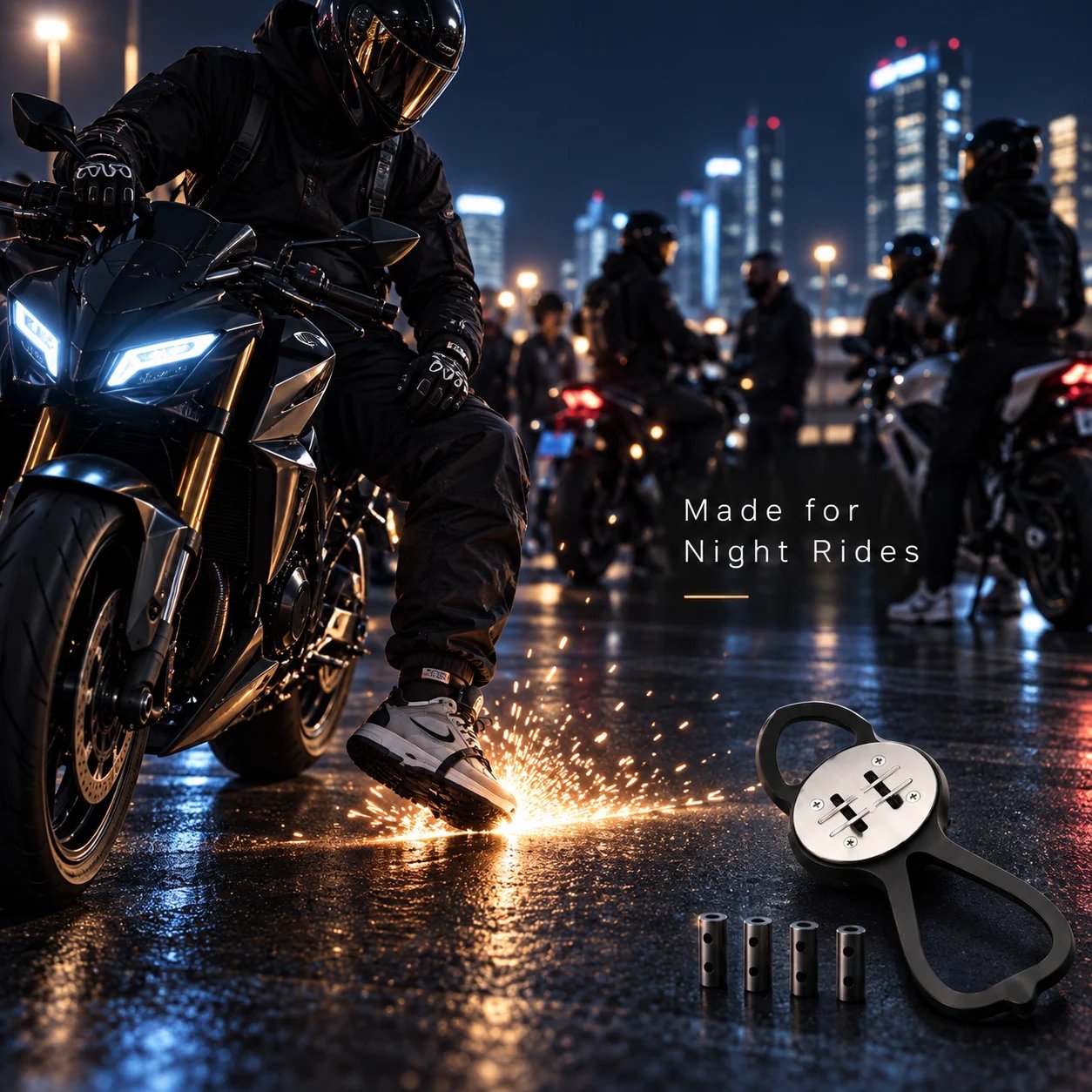 RoadFlare Motorcycle Boot Spark Sliders