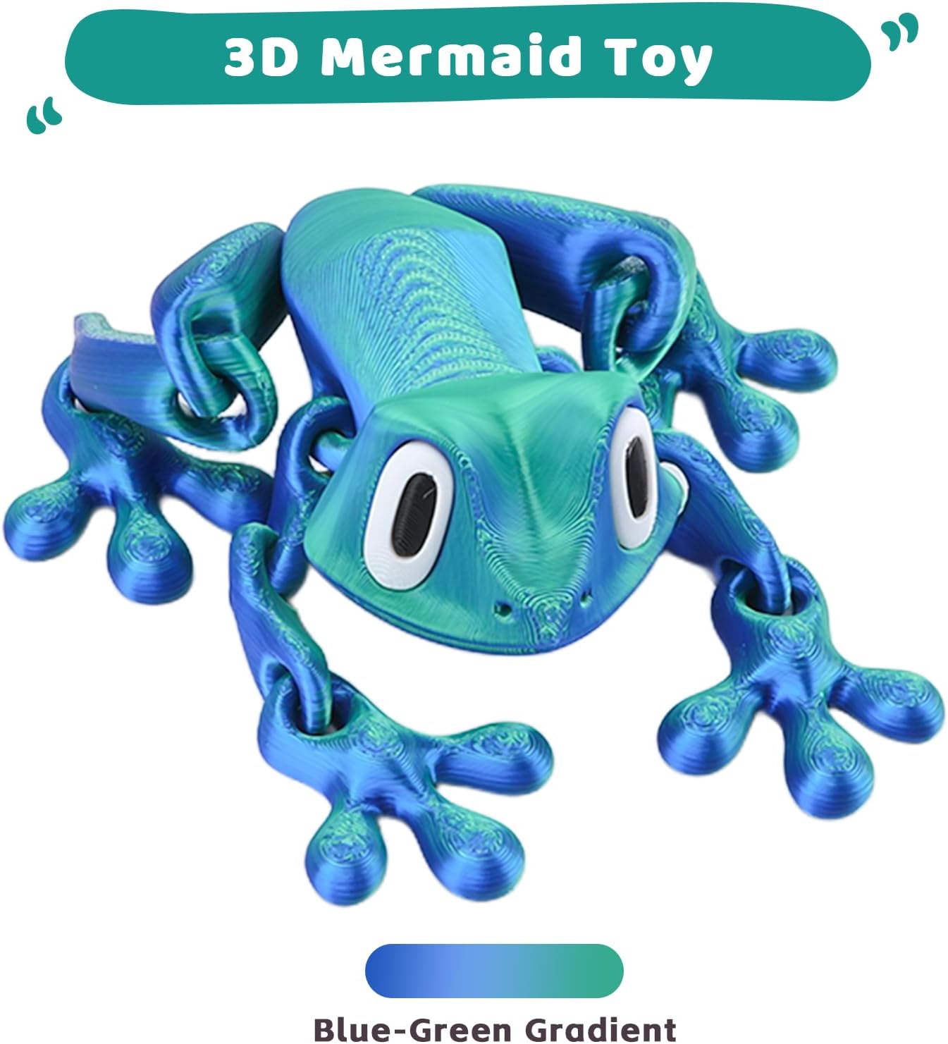 🏆 50K+ SOLD! 🔥3D Printed Magnet Frog Toy
