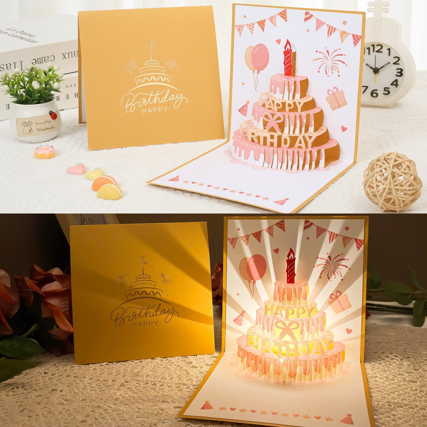 🏆 500K+ SOLD! ⚡2025 New USA🔥3D Pop Up Birthday Cards
