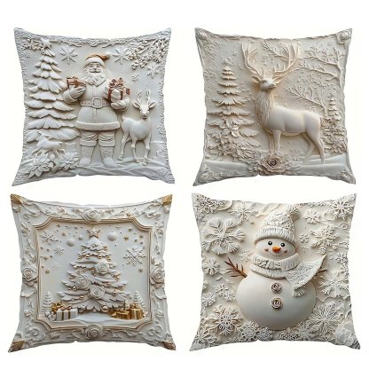 🎄Christmas Sale 49% OFF🎁Christmas Themed Cushion Cover