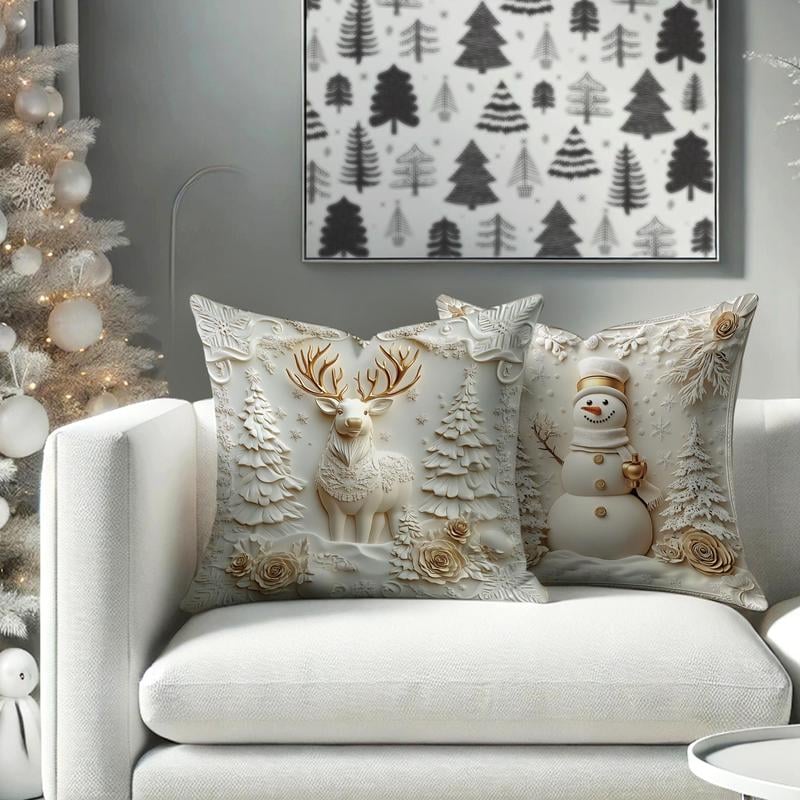 🎄Christmas Sale 49% OFF🎁Christmas Themed Cushion Cover