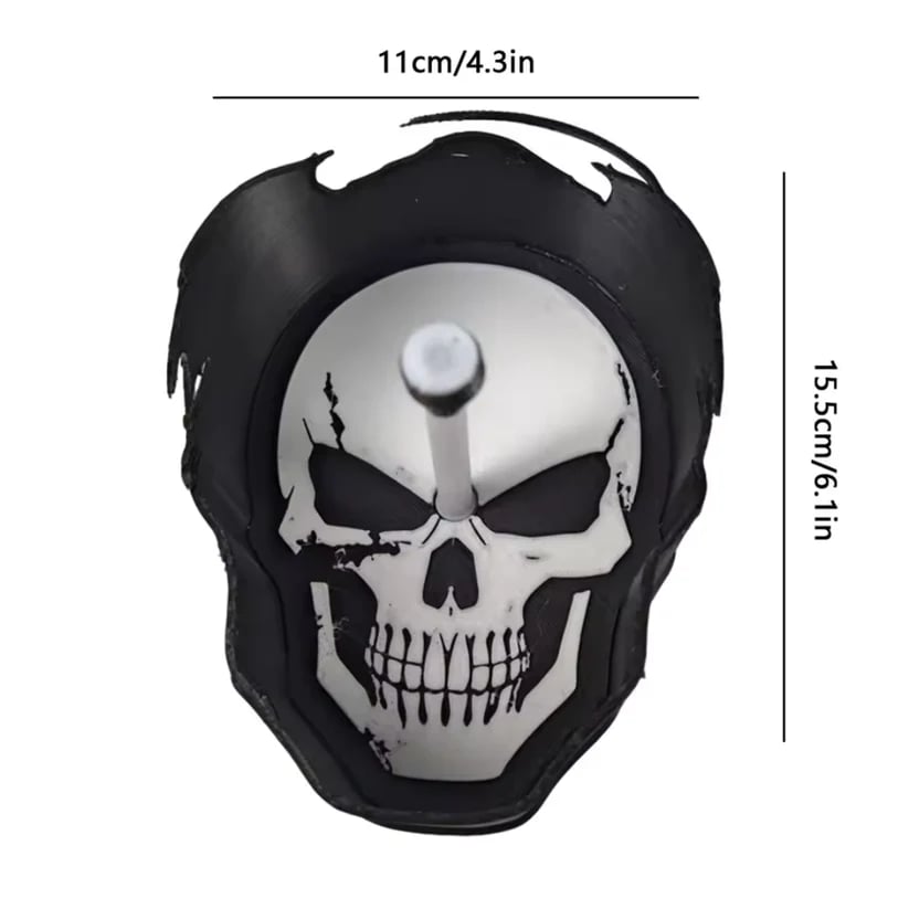 Skull-shaped lampshade
