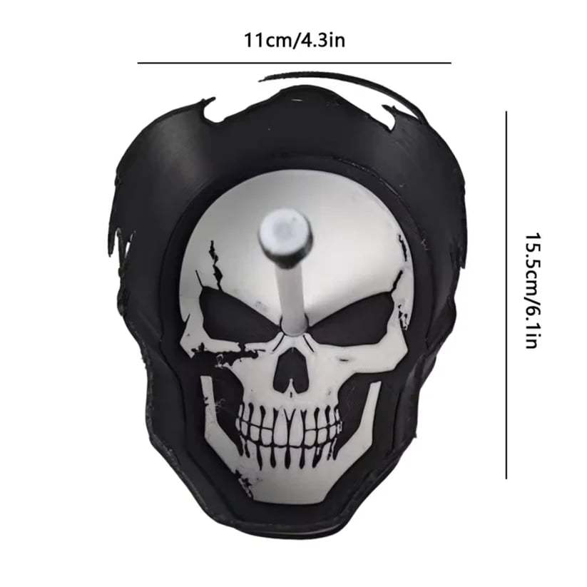 Skull-shaped lampshade
