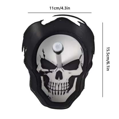 Skull-shaped lampshade