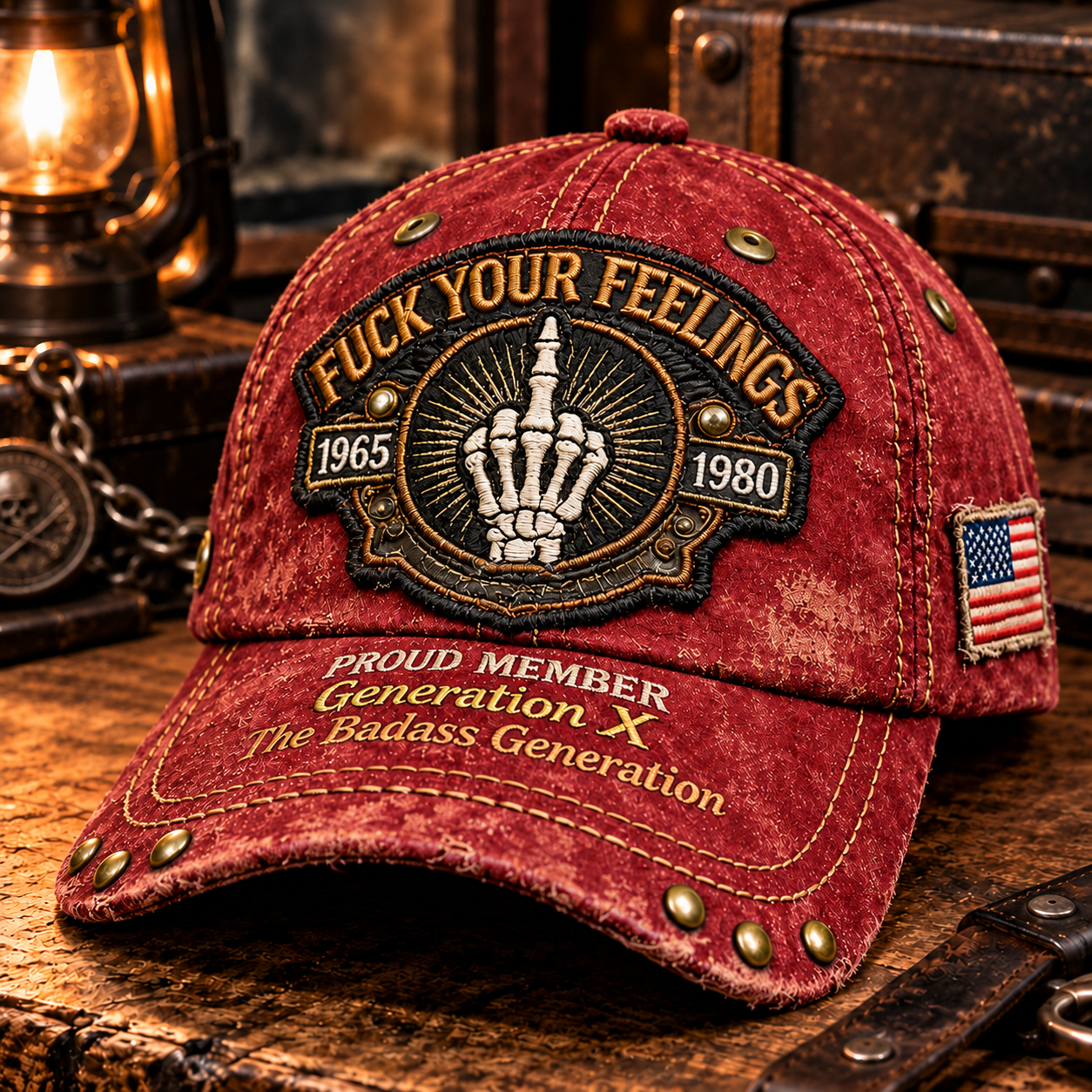 Generation X Printed Casual Hat