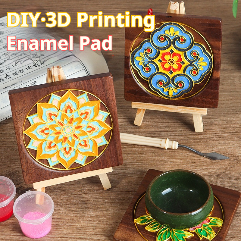 VN-S01 Cloisonné enamel coasters — a traditional Eastern craft passed down through generations.