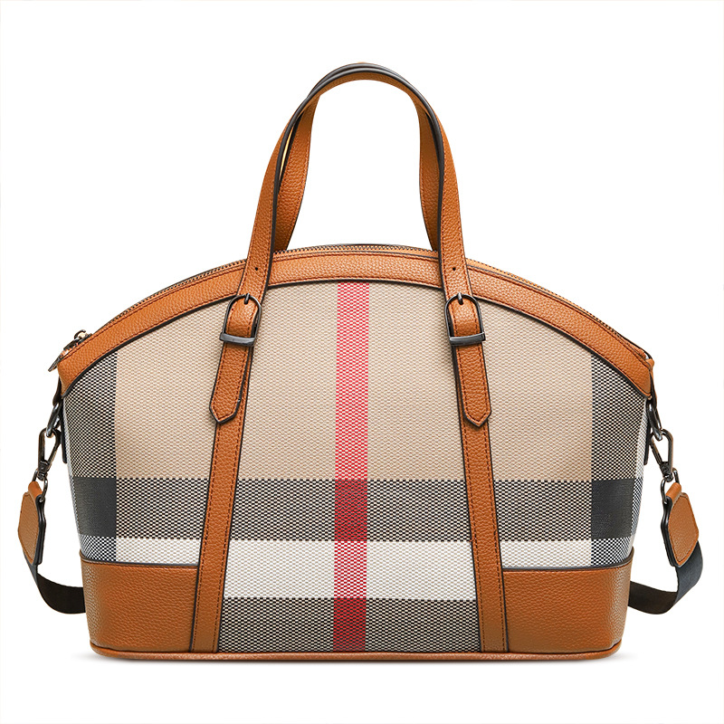 VN-B23Genuine Leather Quilted Shell Bag – Elegant & Versatile Everyday Purse