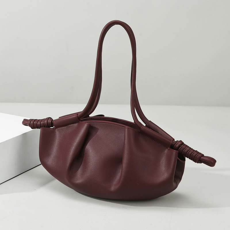 NV-B04Soft leather casual commuter shoulder bag