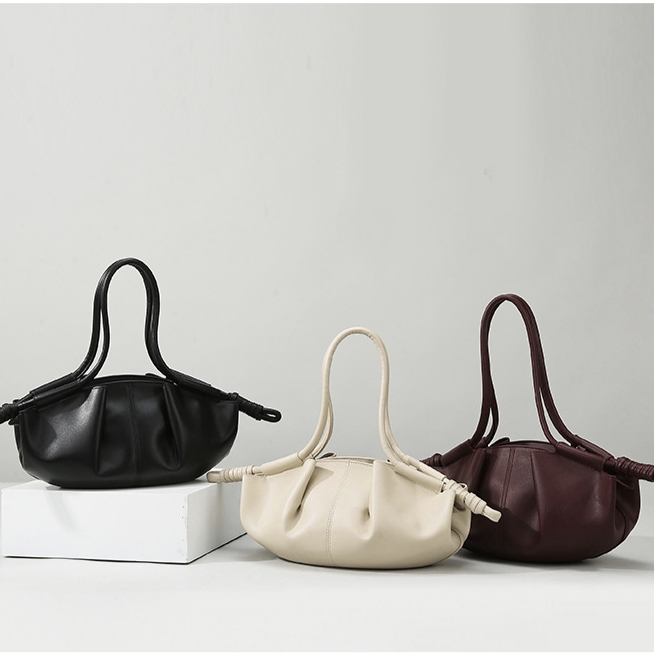 NV-B04Soft leather casual commuter shoulder bag