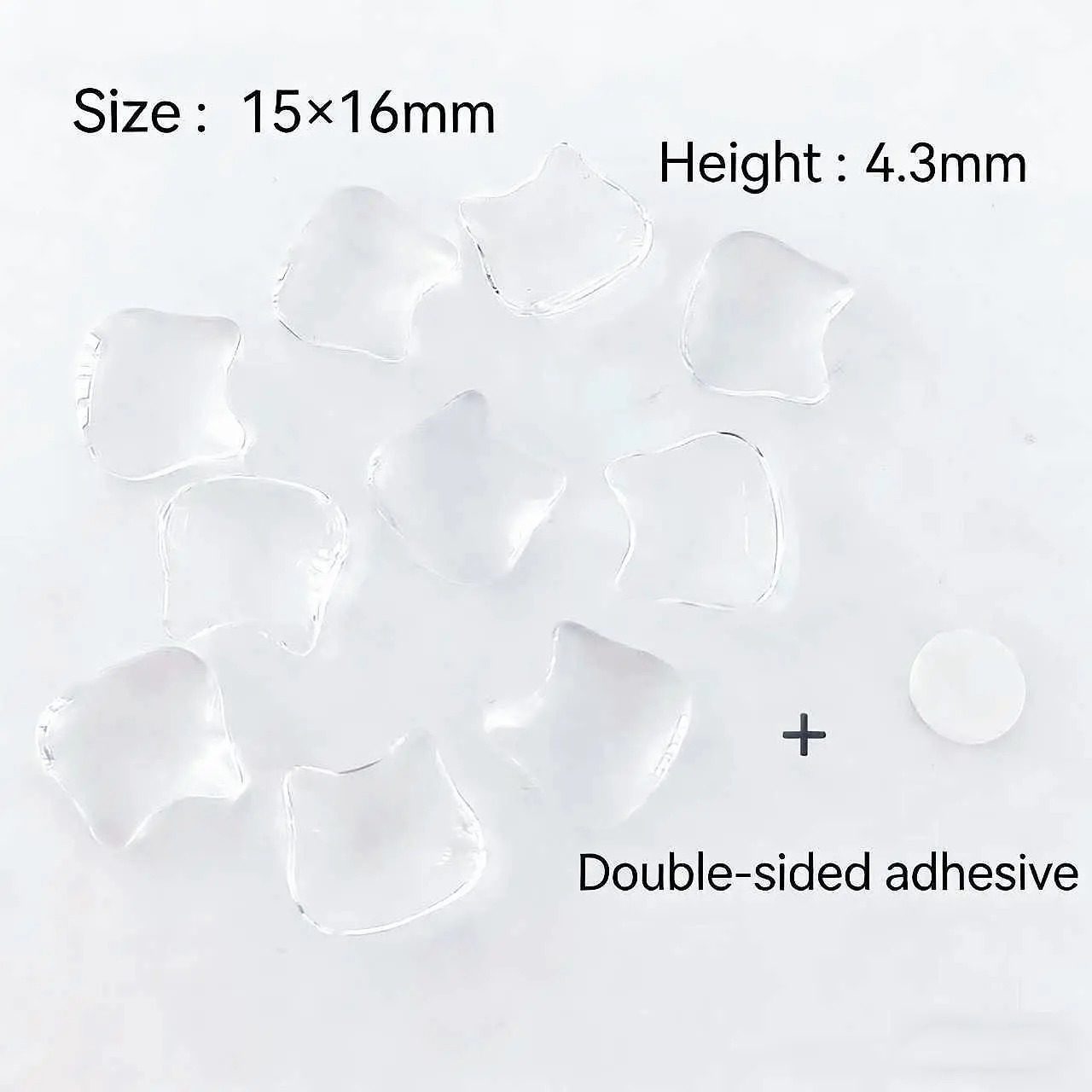 Transparent crystal stickers, suitable for all keyboards