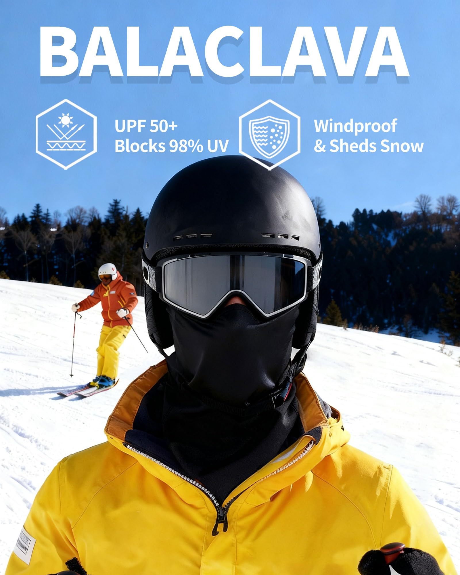 Lightweight Fleece-Lined Balaclava Ski Mask for Men & Women 