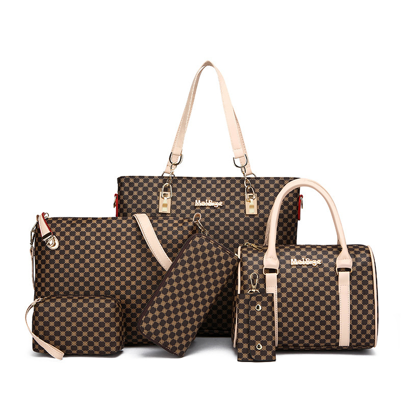 VN-B24Trendy 6-Piece Tote Set – Stylish and Practical for Everyday Use