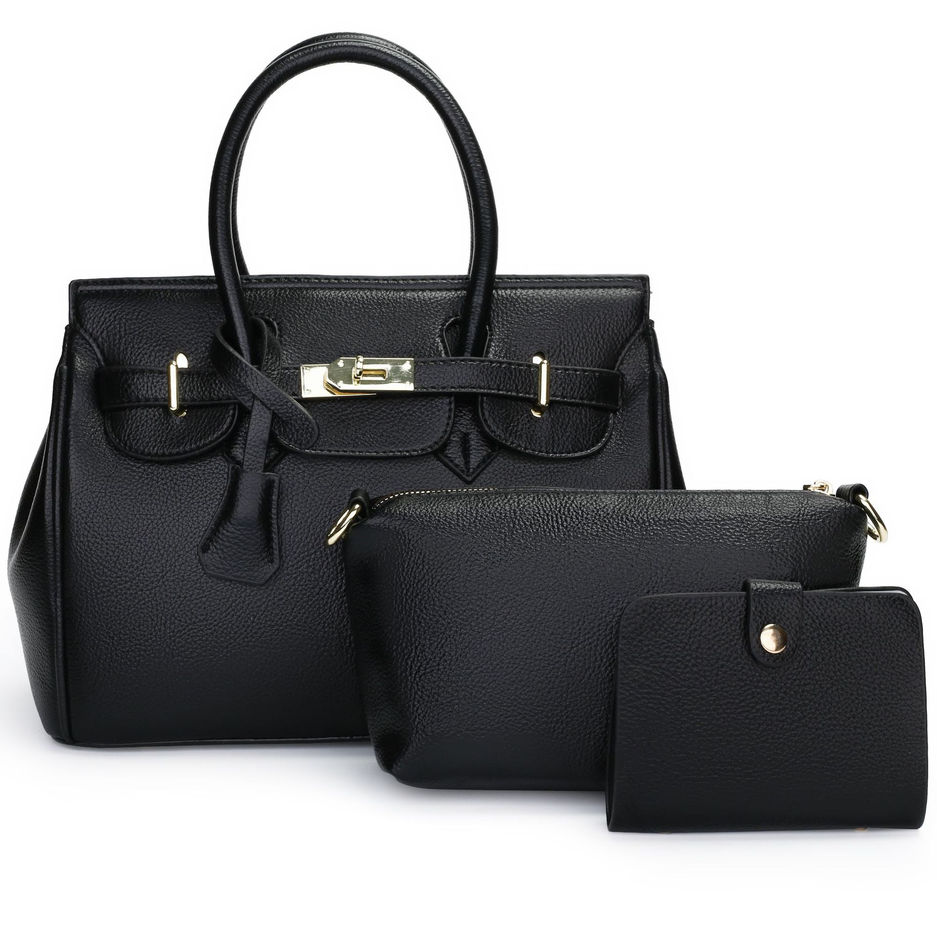 VN-B34 Minimalist Leather Work Bag – Everyday Elegance for Modern Women