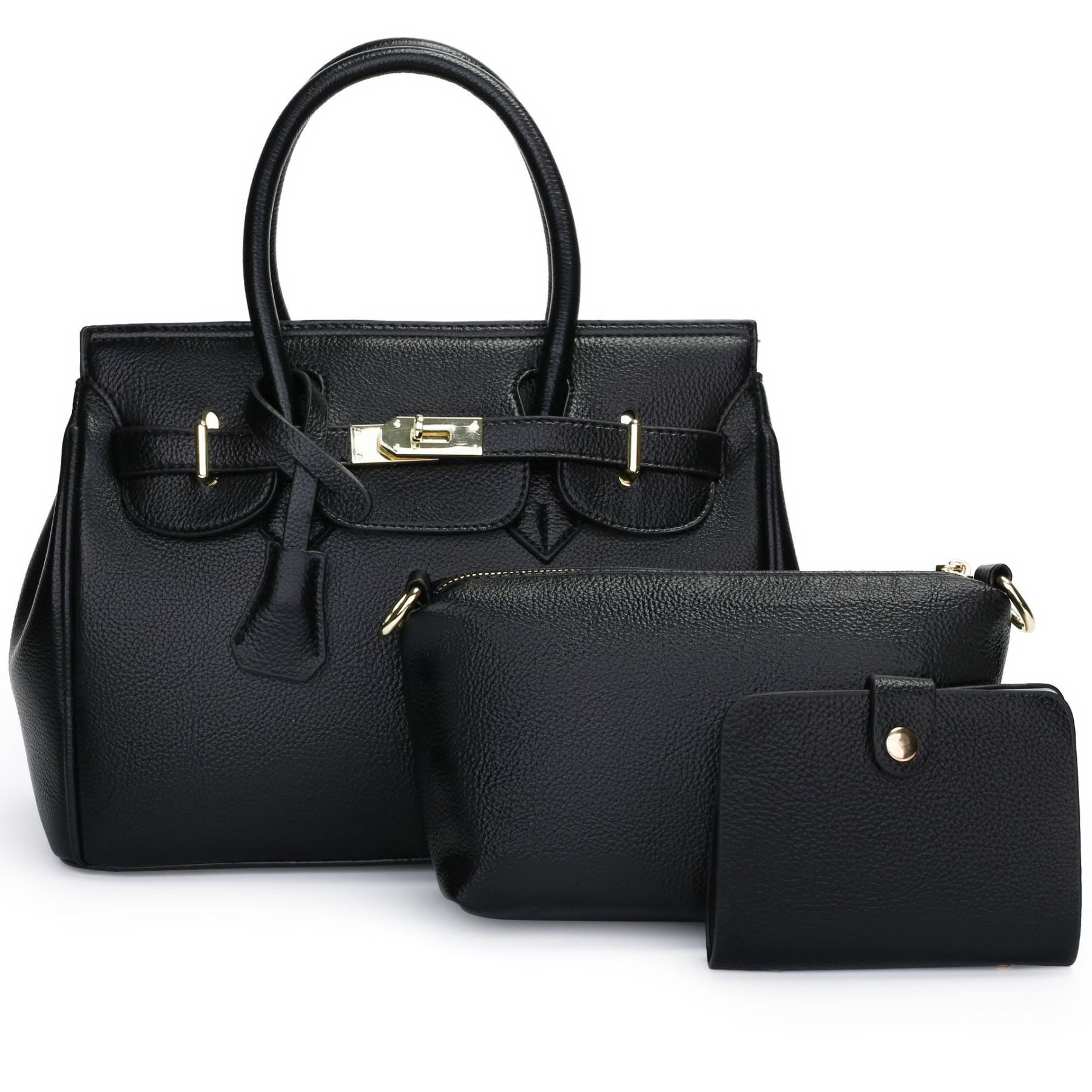 VN-B34 Minimalist Leather Work Bag – Everyday Elegance for Modern Women