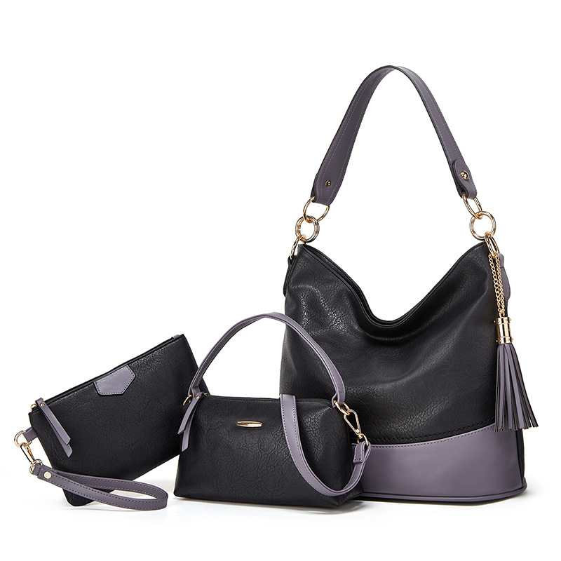 VN-B22Elegant 3-Piece Crossbody Bag Set | Chic & Versatile for Fall/Winter