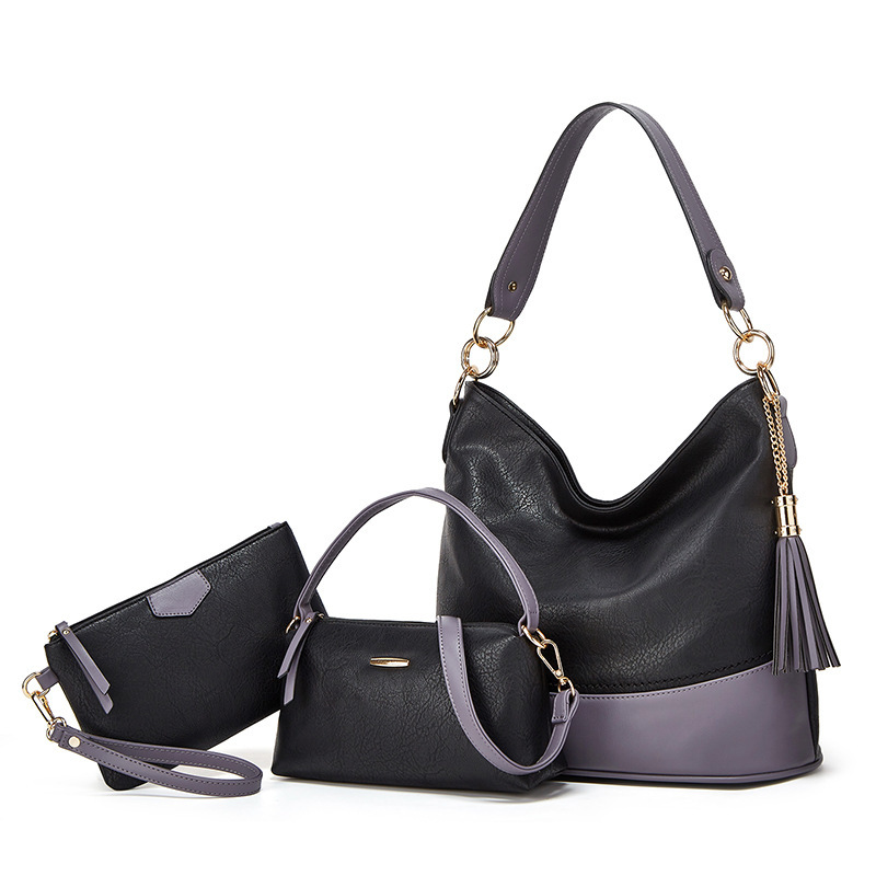 VN-B22Elegant 3-Piece Crossbody Bag Set | Chic & Versatile for Fall/Winter