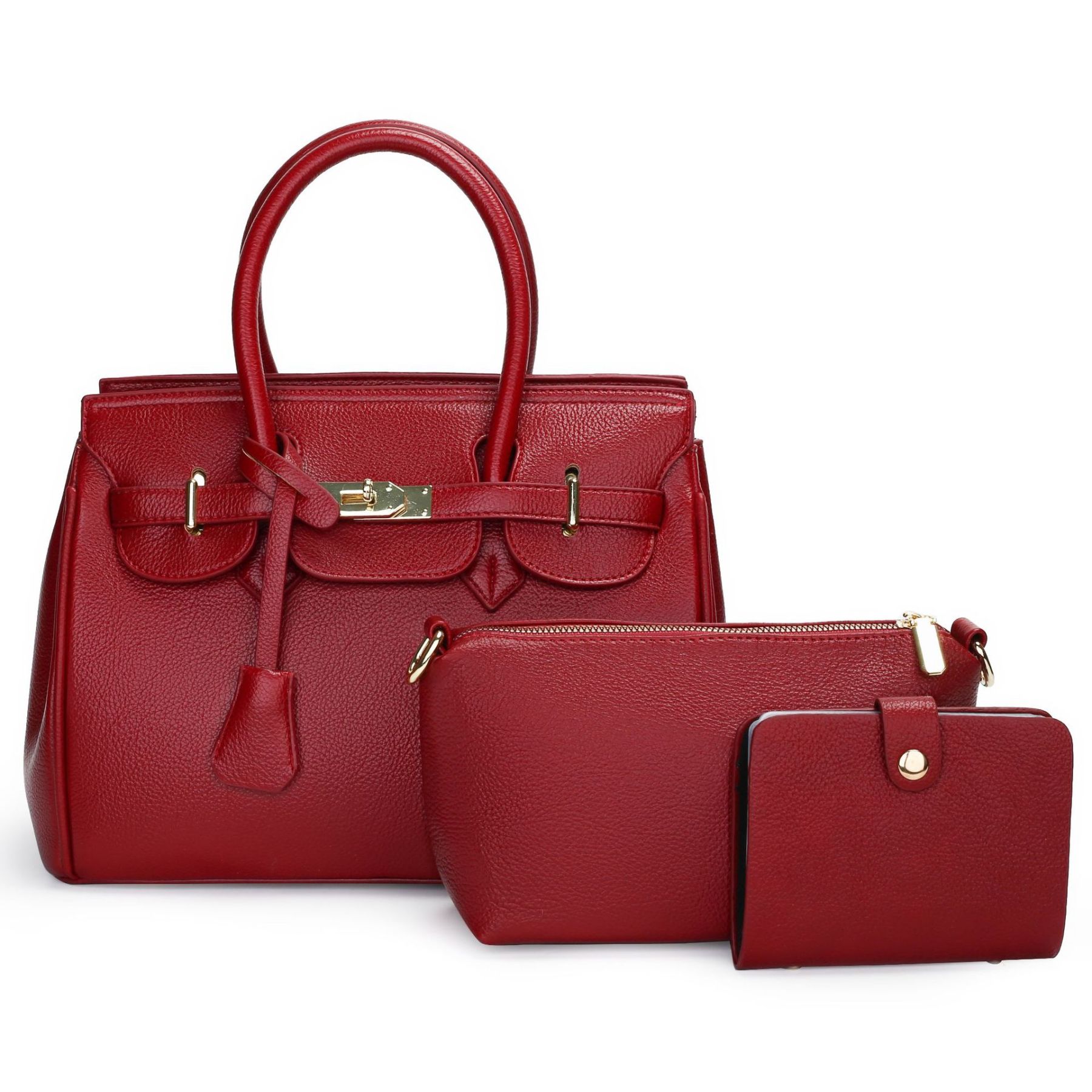 VN-B34 Minimalist Leather Work Bag – Everyday Elegance for Modern Women