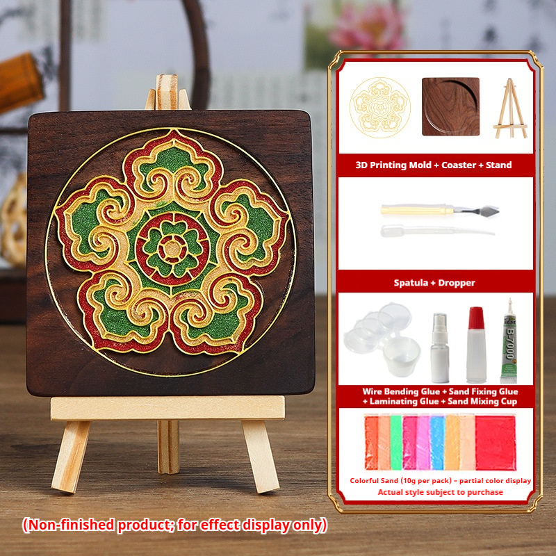 VN-S01 Cloisonné enamel coasters — a traditional Eastern craft passed down through generations.