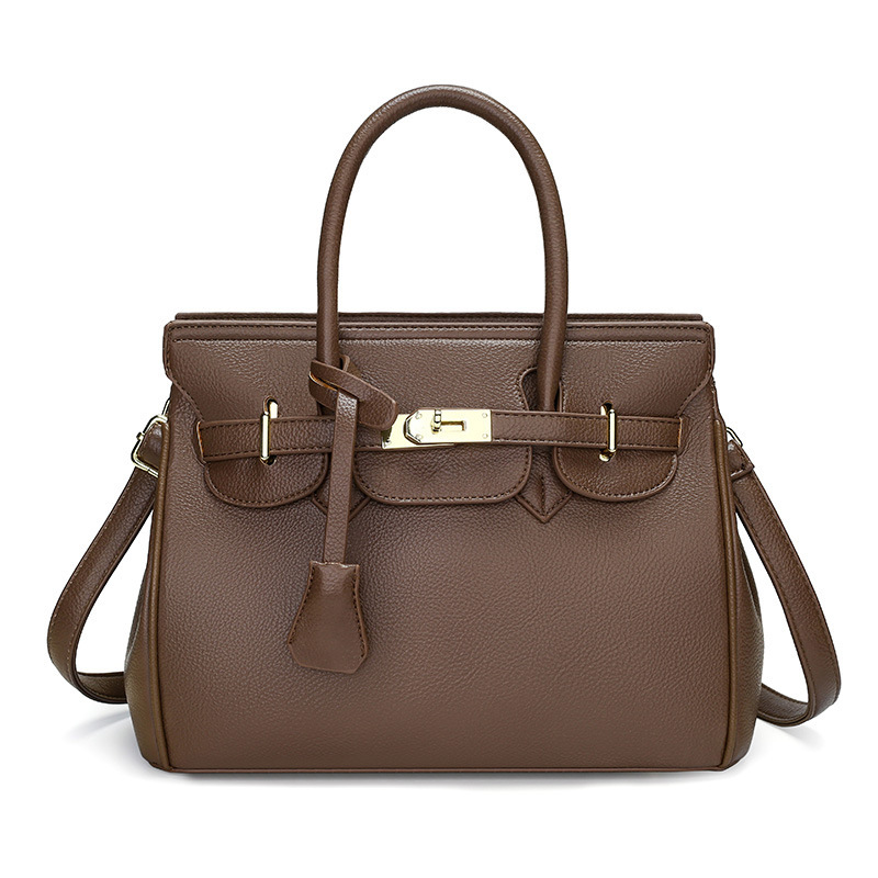 VN-B18Refined Elegance · Solid Leather Tassel Bag