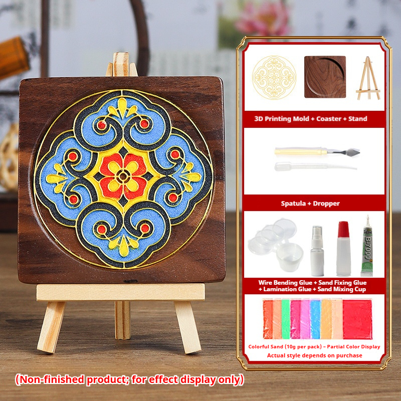 VN-S01 Cloisonné enamel coasters — a traditional Eastern craft passed down through generations.