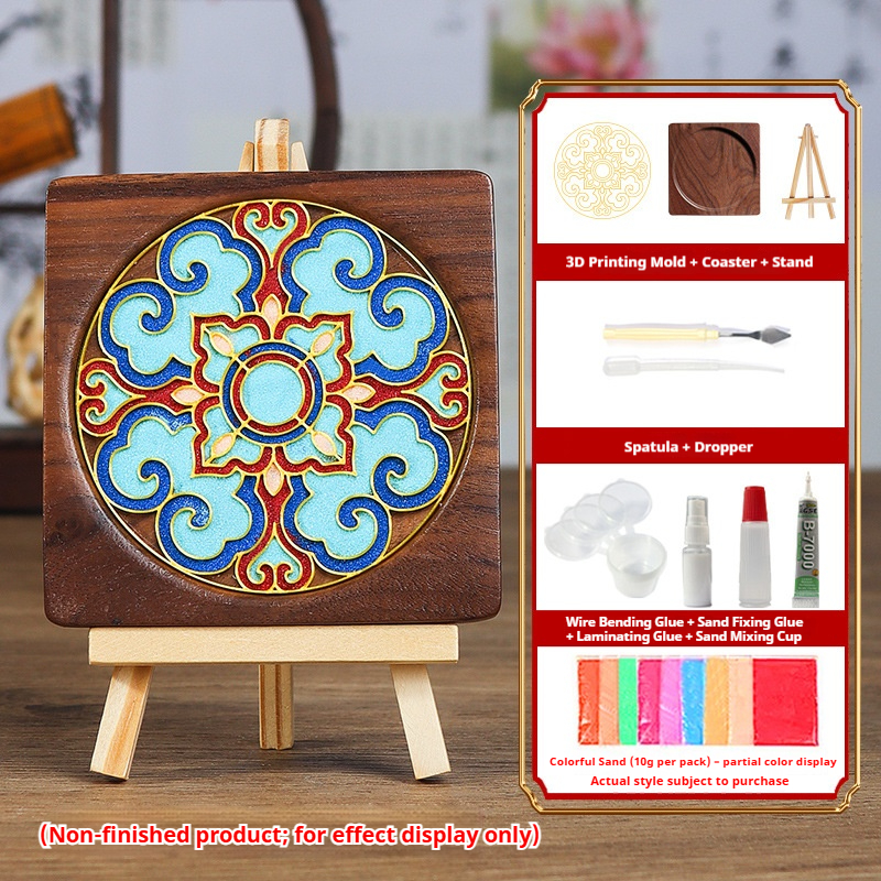 VN-S01 Cloisonné enamel coasters — a traditional Eastern craft passed down through generations.