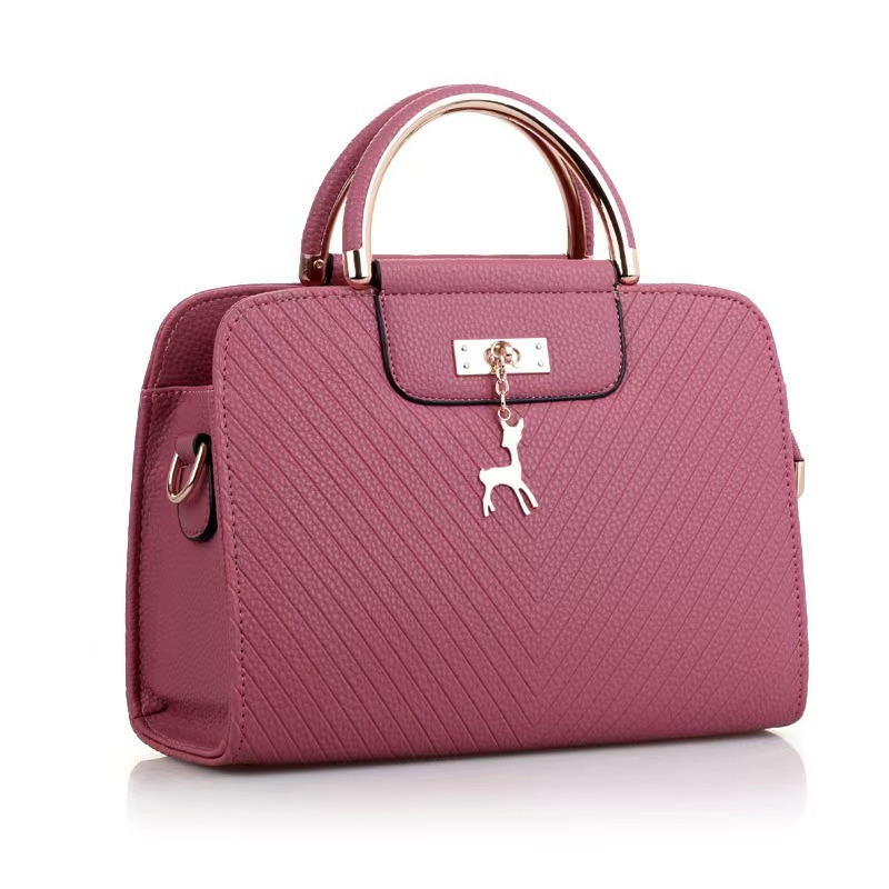 VN-B27 Trendy PU Handbag — Chic Shoulder & Crossbody Bag for Women 