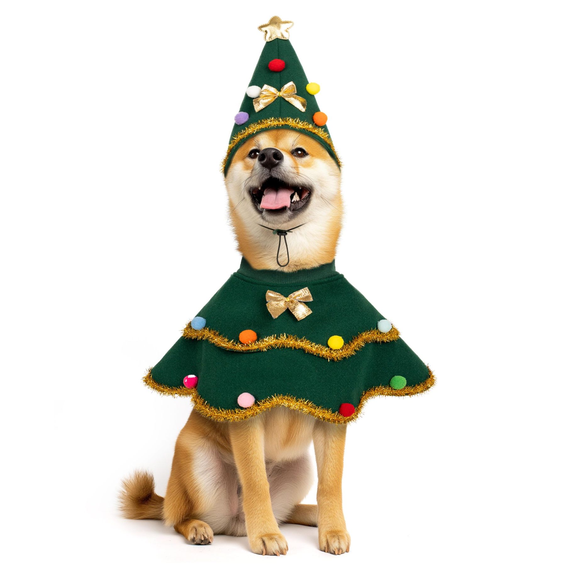 VN-C012Cute Christmas Cosplay Outfit for Pets