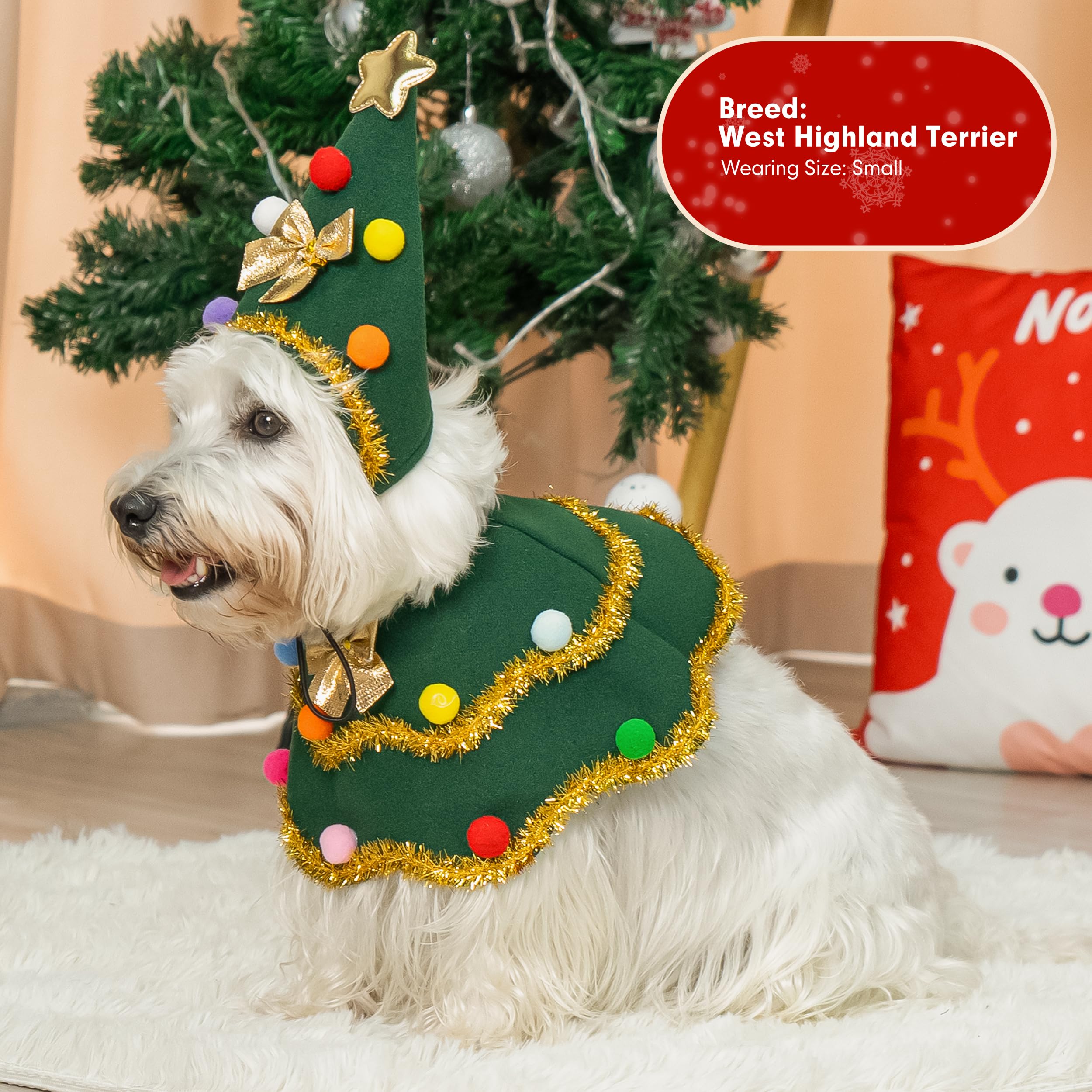 VN-C012Cute Christmas Cosplay Outfit for Pets