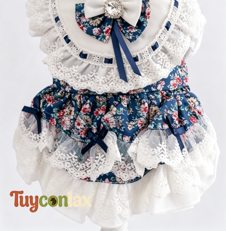 Bluebell Vintage Floral Dog Dress