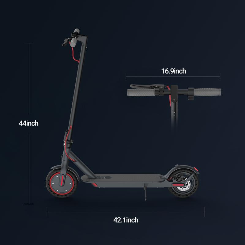 LADPED LP80 Patinete Eléctrico｜Velocidad máxima de 31 km/h｜Autonomía de hasta 30 km｜Motor de 350W｜Neumáticos antipinchazos de 8.5 pulgadas｜3 modos de velocidad｜Sistema de doble freno｜Diseño plegable y portátil｜Control mediante App｜Freno de tambor｜Capacida