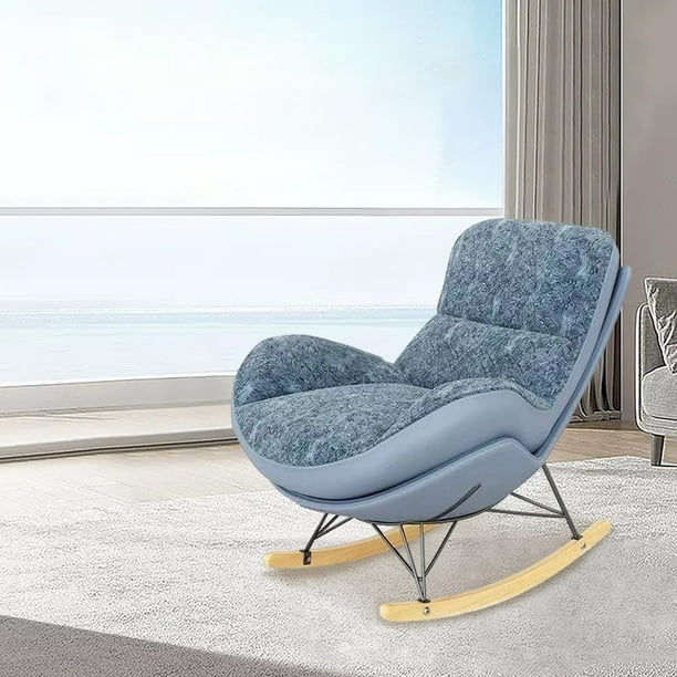 Mecedora,Mecedora moderna Sofá Hogar Dormitorio Oficina,Sofá perezoso informal,silla,muebles relajantes para el hogar,Lectura Jardín Mecedora Lazy Lounge Silla Juegos,Mecedora Home Lazy E