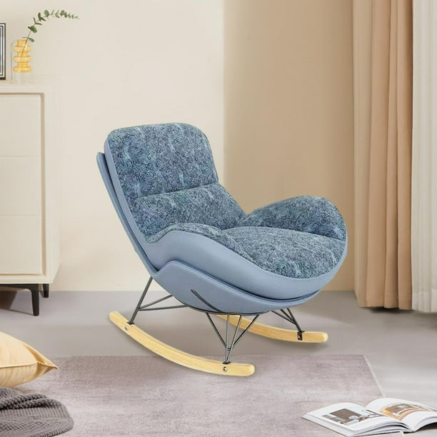 Mecedora,Mecedora moderna Sofá Hogar Dormitorio Oficina,Sofá perezoso informal,silla,muebles relajantes para el hogar,Lectura Jardín Mecedora Lazy Lounge Silla Juegos,Mecedora Home Lazy E