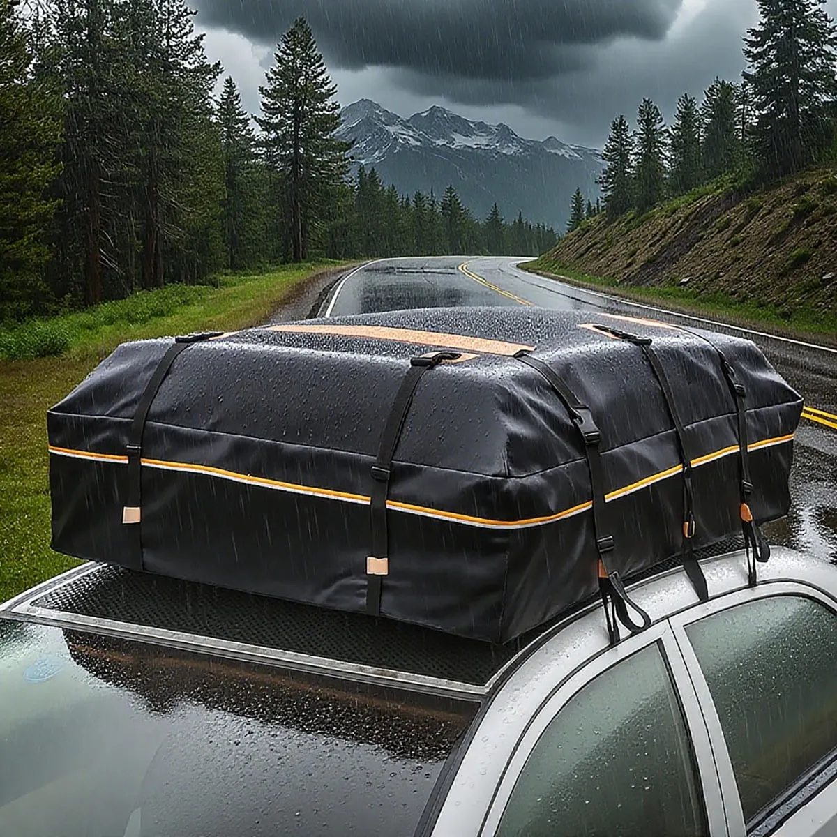 Bolsa De Portaequipaje Impermeable Para Techo De Automóvil