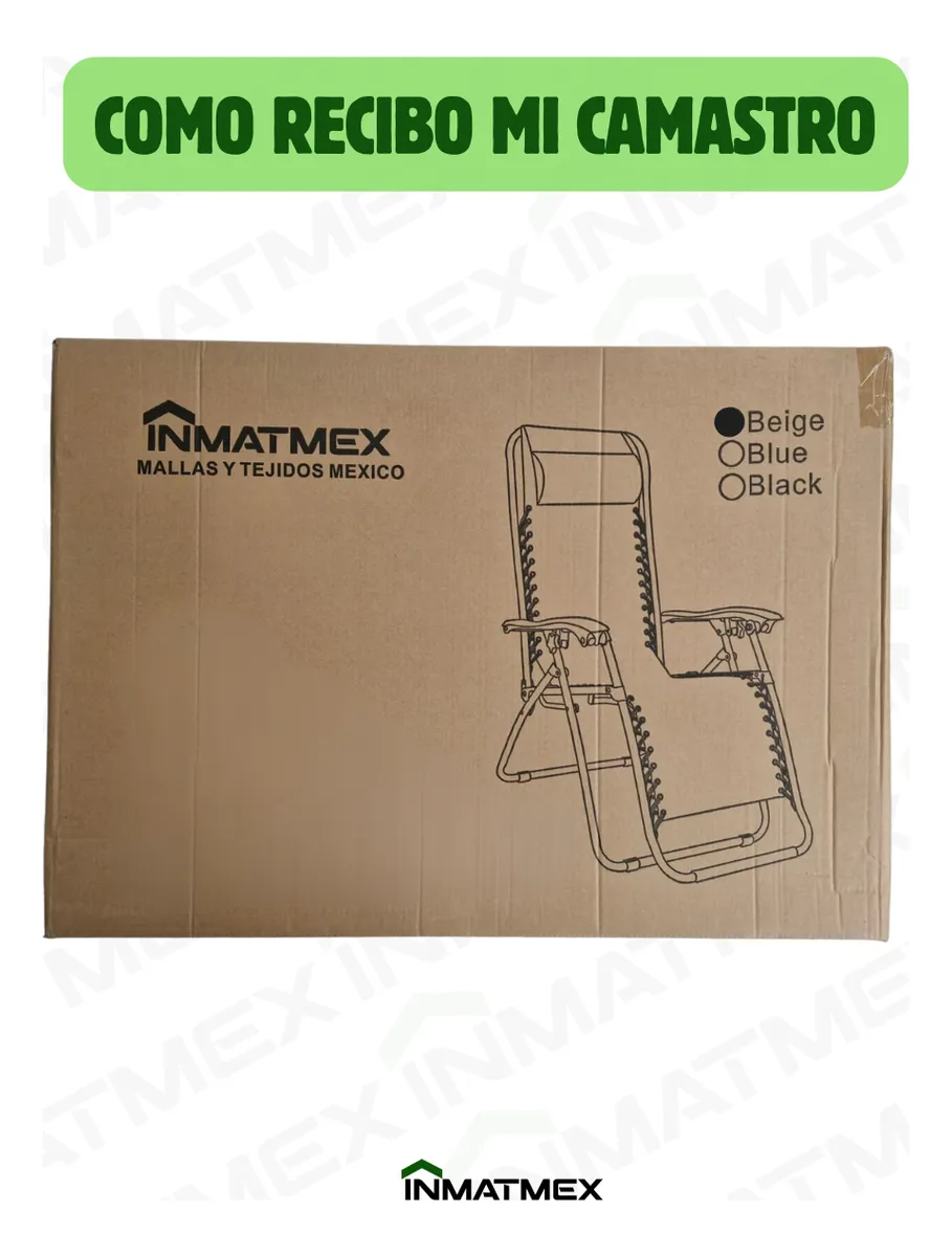 Silla Plegable Para Jardin Inmatmex 2 Piezas Playa