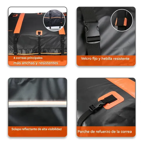 Bolsa De Portaequipaje Impermeable Para Techo De Automóvil
