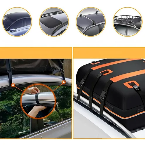 Bolsa De Portaequipaje Impermeable Para Techo De Automóvil