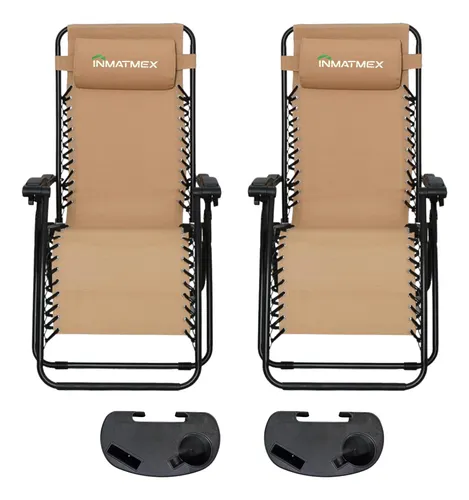 Silla Plegable Para Jardin Inmatmex 2 Piezas Playa