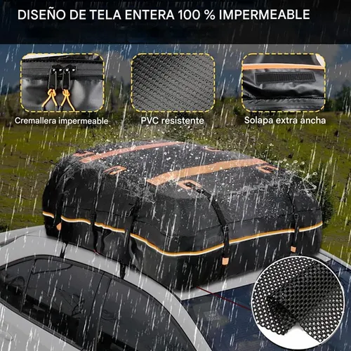 Bolsa De Portaequipaje Impermeable Para Techo De Automóvil