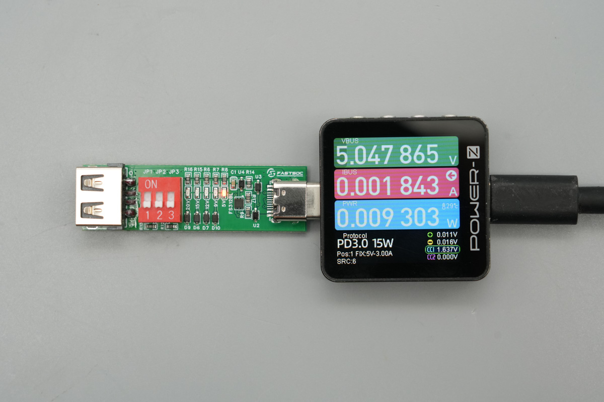 PowerPi SK100诱骗器，支持 PD、QC协议，最高支持20V5A导通