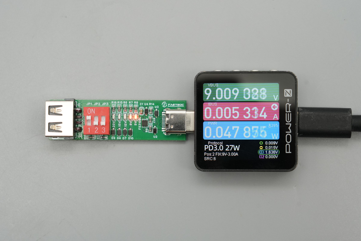 PowerPi SK100诱骗器，支持 PD、QC协议，最高支持20V5A导通